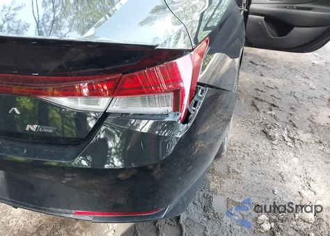 2023 Hyundai Elantra N Line из США, поврежденный, VIN KMHLR4AF3PU411937